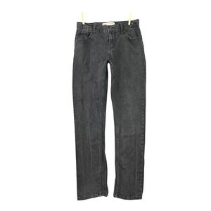 Levi's 511 Slim Jeans Women 28X28 Black Performance Denim Faded Casual Pants
